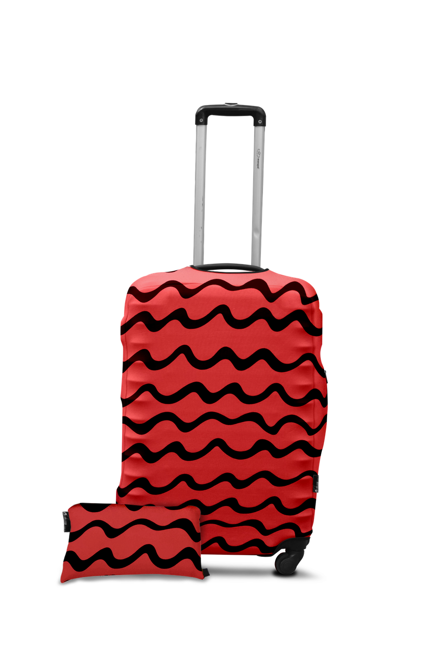 

Чехол на чемодан Coverbag М волны дайвинг