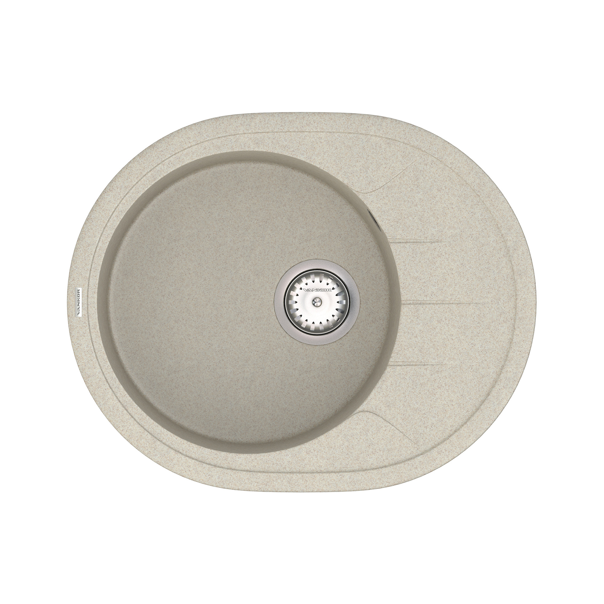 

Мойка Кухонная Vankor Sity Smo 02.61 Terra + Сифон Vankor