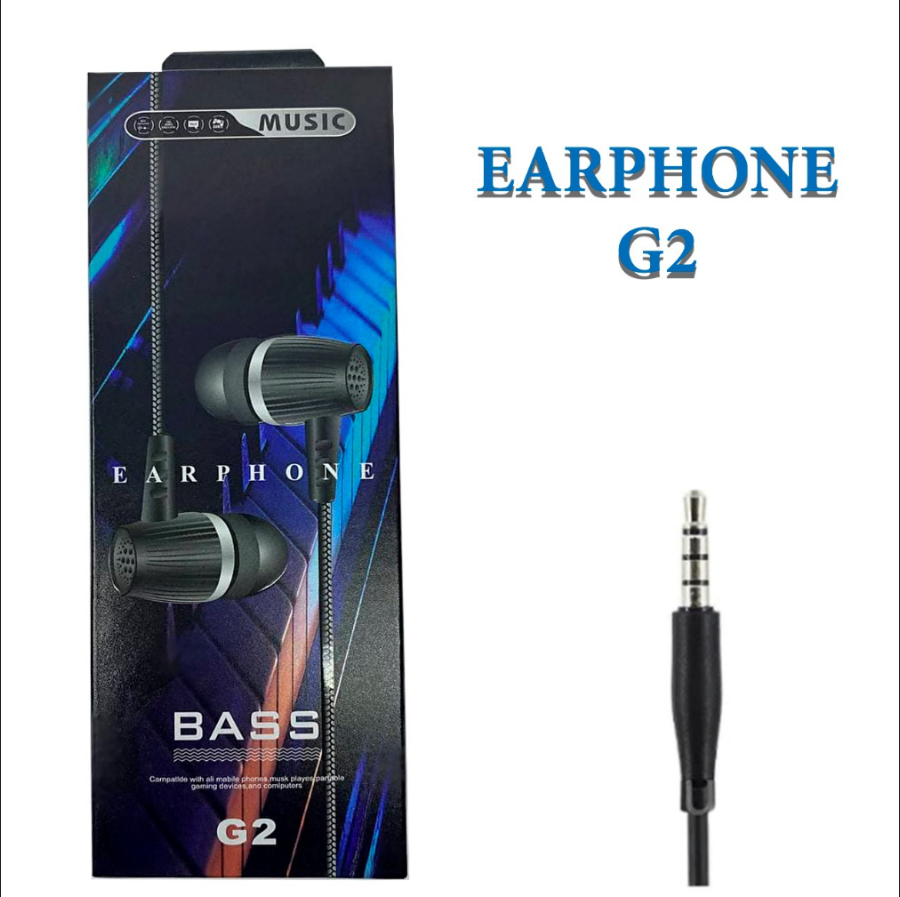 

Проводные вакуумные наушники с микрофоном Copper G2 Черные