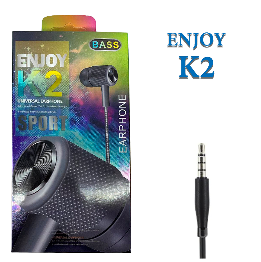 

Проводные вакуумные наушники с микрофоном Copper K2 Черные