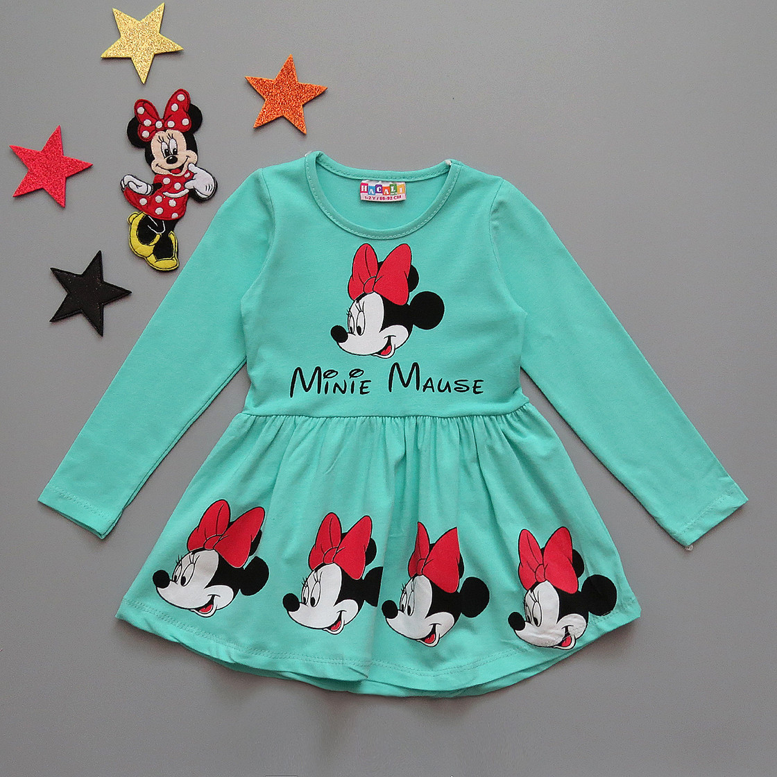 

Платье Minnie Mouse Hacali kids для девочки 86-92 см Бирюзовое 17746