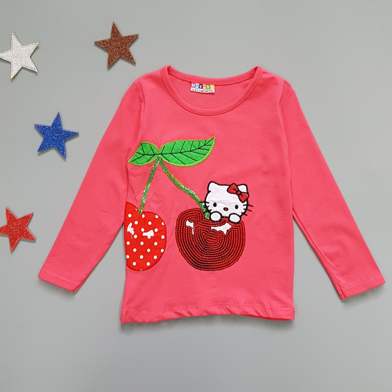 

Лонгслив Hacali kids для девочки 86-92 см Розовый 18459