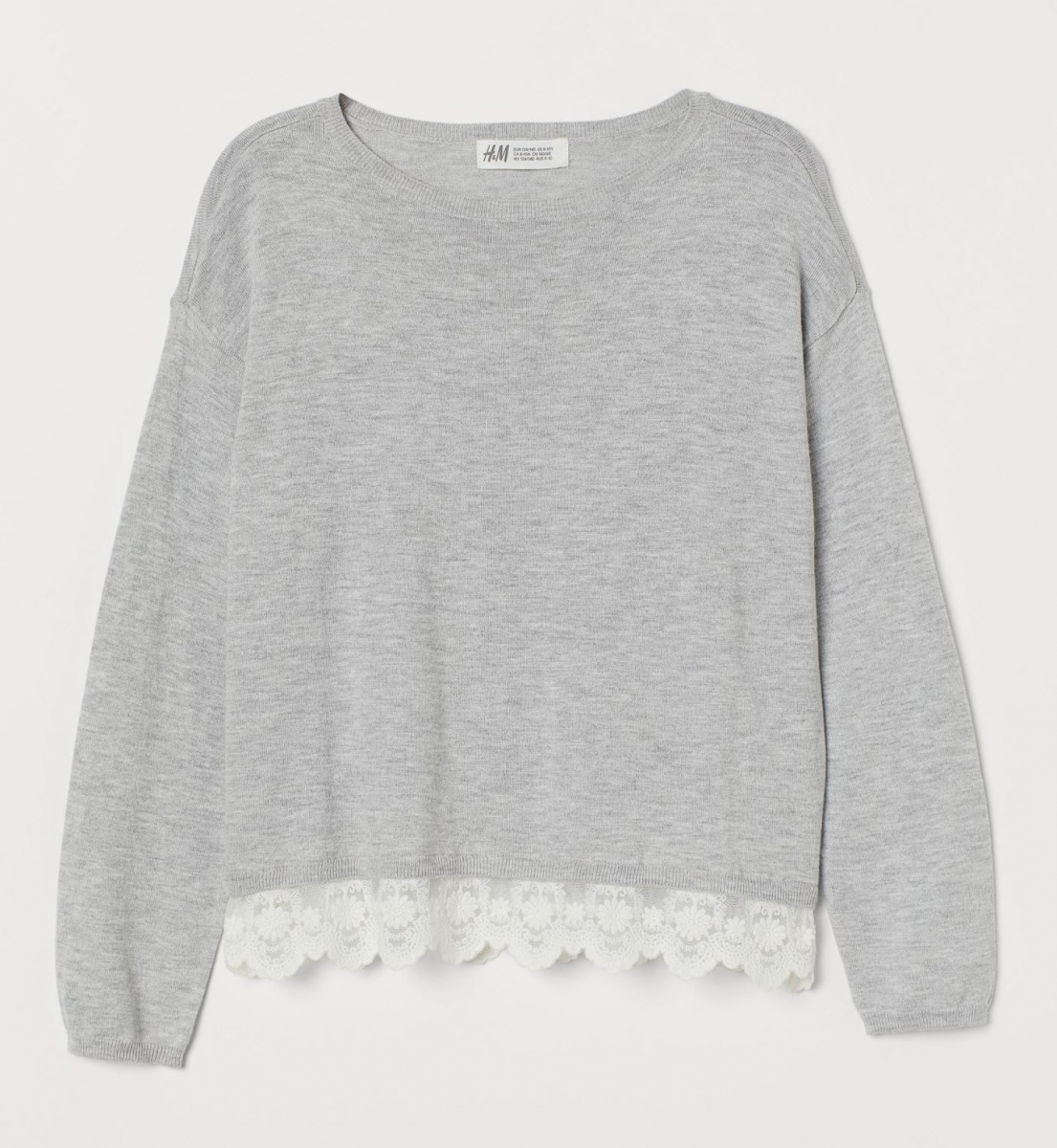 

Джемпер H&M 0795353001 146-152 СМ Серый 63895