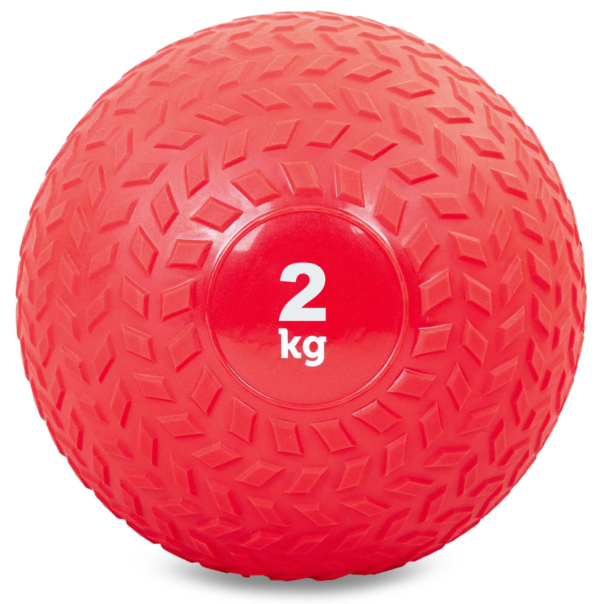 

Мяч медицинский (слэмбол) рифленый SLAM BALL 2кг d-23см FI-5729-2