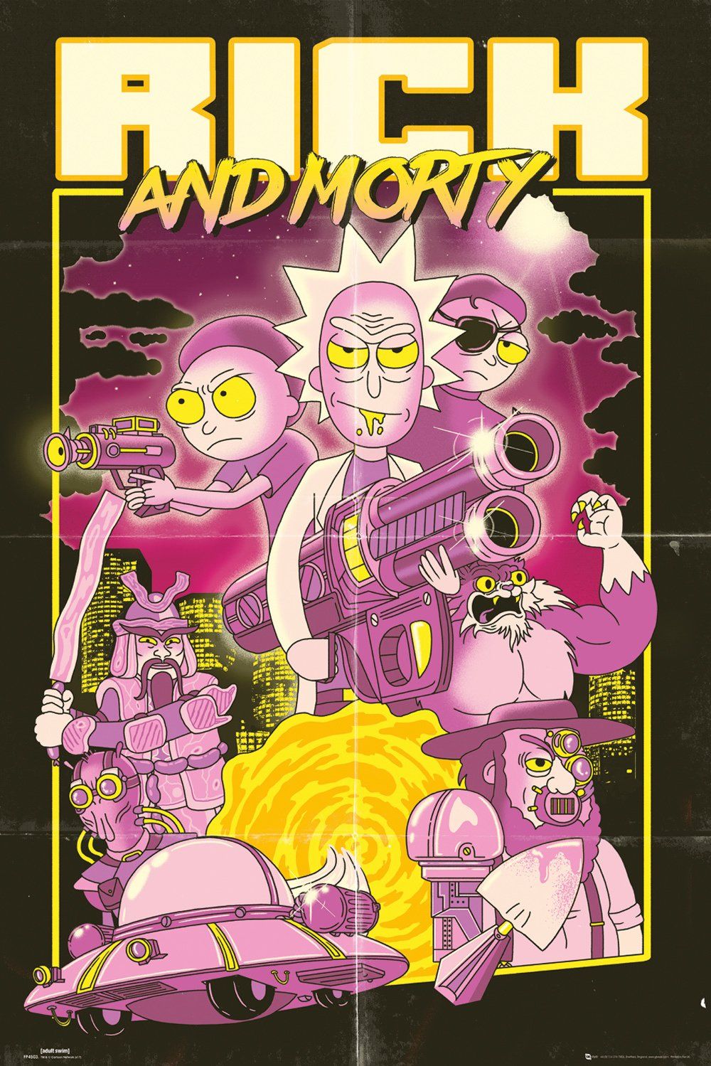 

Постер GB eye Rick and Morty - Action Movie Maxi Poster (FP4503) 610 x 915 мм
