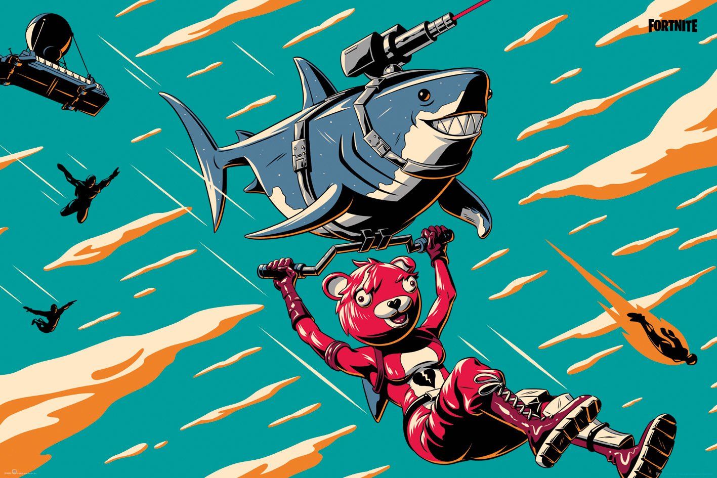 

Постер GB eye Fortnite - Laser Shark Maxi Poster (FP4885) 610 x 915 мм