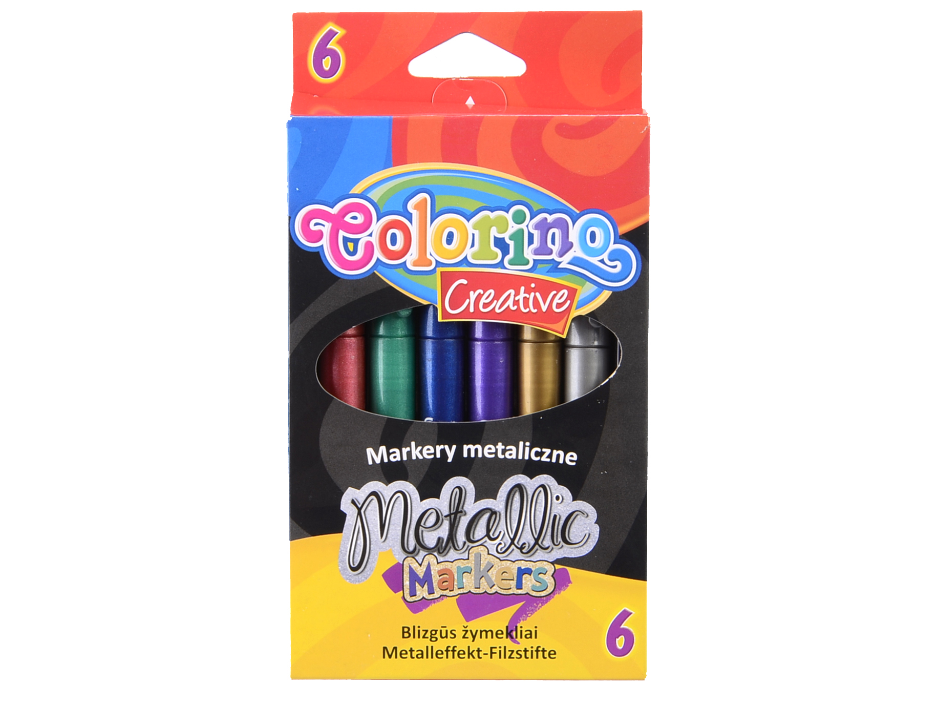 

Маркеры метализированые набор 6 цв. Colorino (3258PTR)