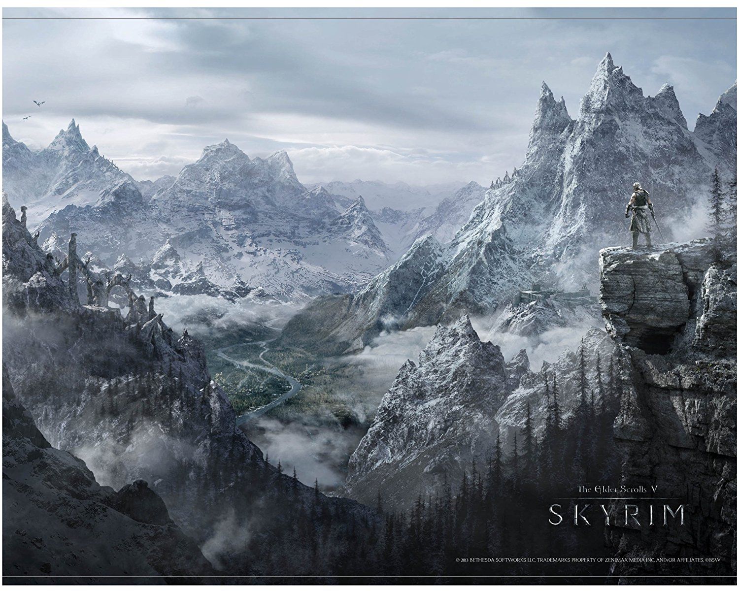

Гобелен Gaya Skyrim Wallscroll - Valley 770 x 1000 мм