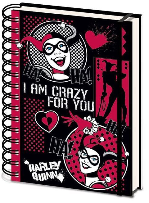 

Блокнот Pyramid International Harley Quinn - I Am Crazy For You Notebook