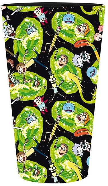 

Стакан Abystyle Rick and Morty - Portals Large Glass 400 ml