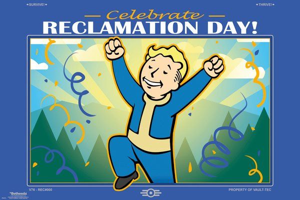 

Постер GB eye Fallout 76 Maxi Poster - Reclamation Day (FP4676) 610 x 915 мм