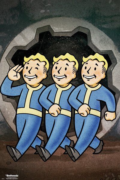 

Постер GB eye Fallout 76 Maxi Poster - Vault Boys (FP4721) 610 x 915 мм