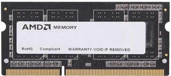 

Память для ноутбука AMD DDR3 1600 4GB 1.35/1.5V SO-DIMM