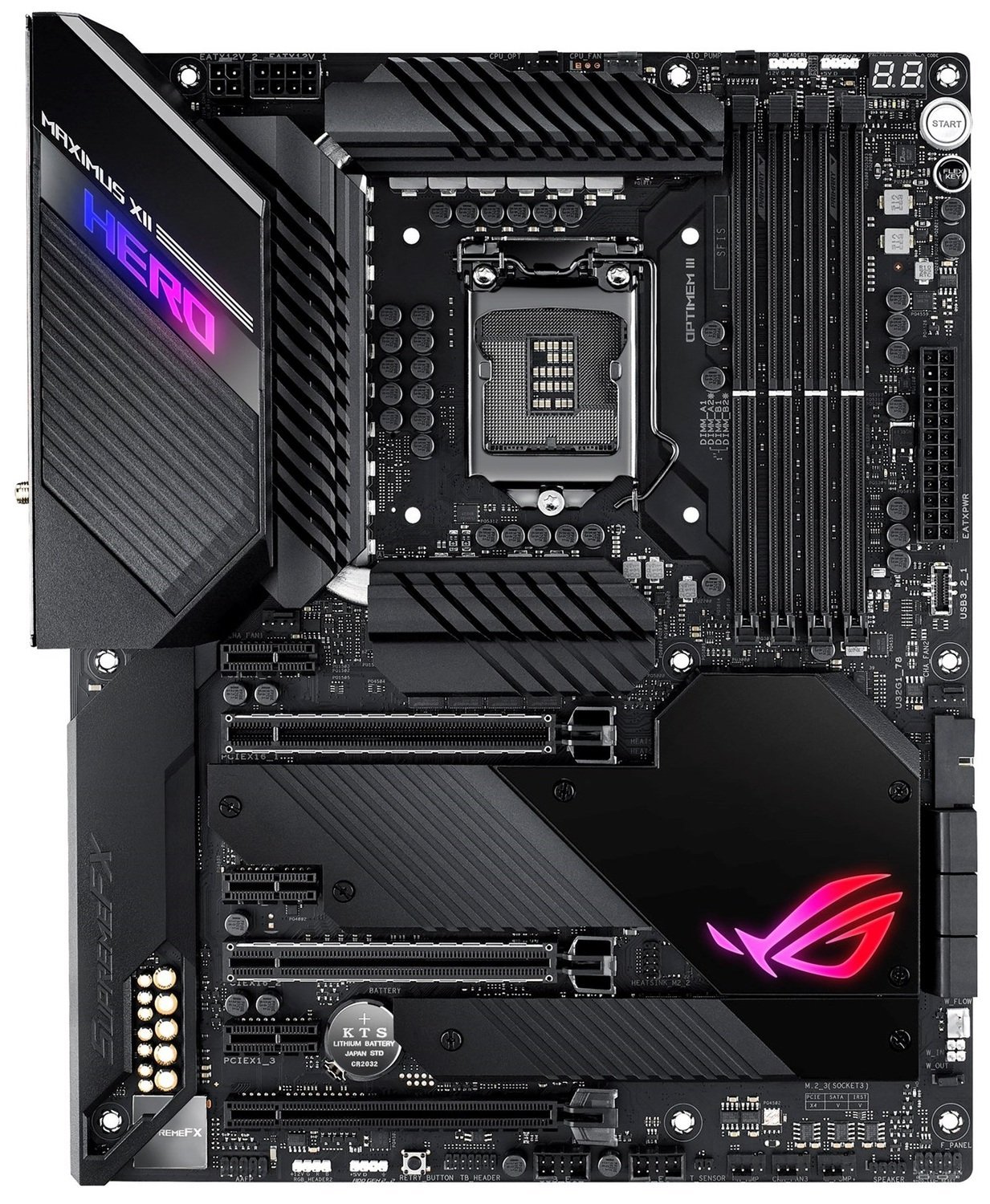 

Материнcкая плата ASUS MAXIMUS_XII_HERO_WI-FI s1200 Z490 4xDDR4 M.2 HDMI-DP Wi-Fi!!!BT ATX