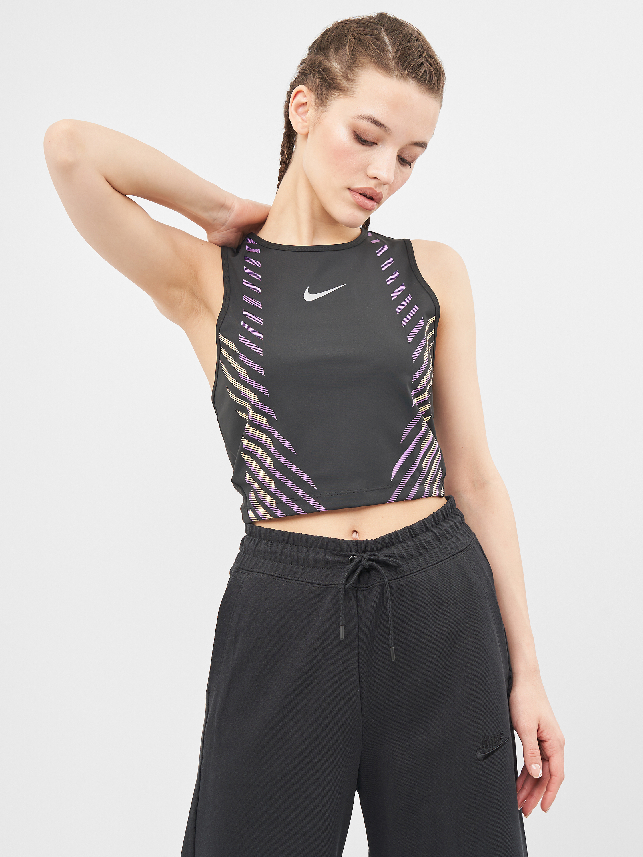 

Спортивный топ Nike W Nk Top Runway Gx CU3222-010, Спортивный топ Nike W Nk Top Runway Gx CU3222-010 L