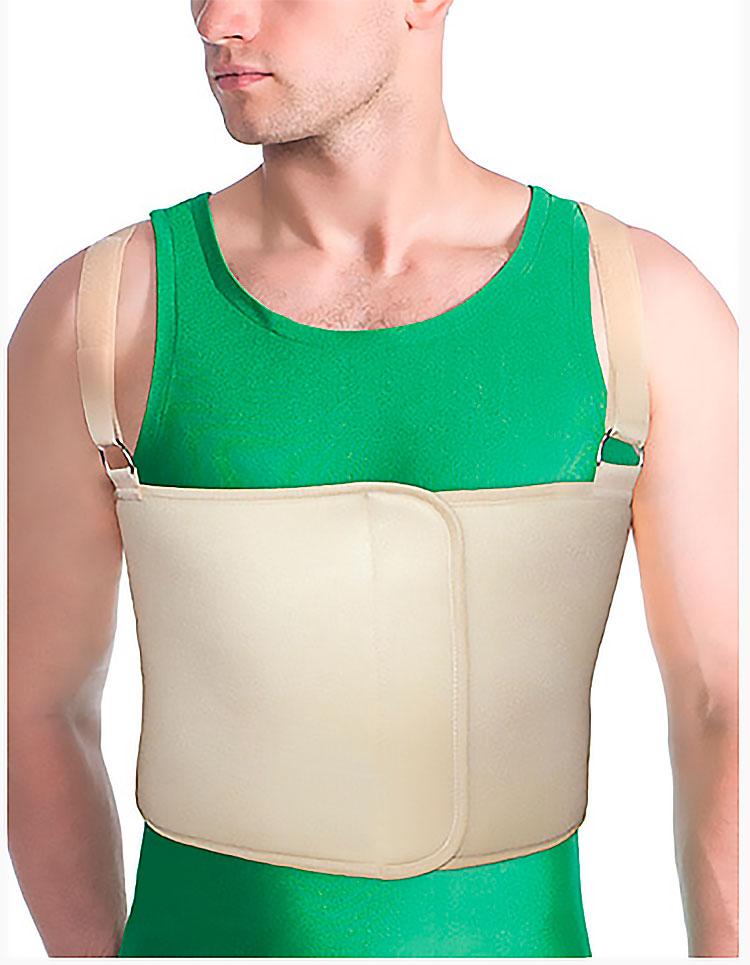 

Бандаж для фиксации грудной клетки (мужской) MedTextile 4301 Бежевый M