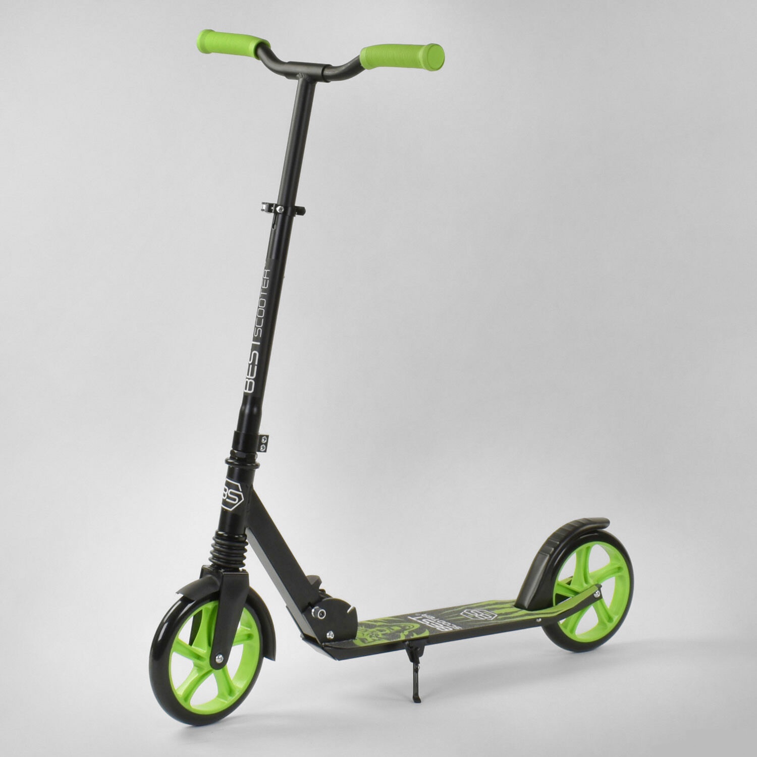 

Самокат Складной 21478 Best Scooter Wolf С Подножкой И Амортизатором