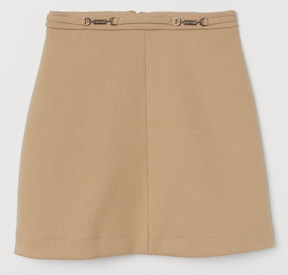 

Юбка H&M 0786764 38 Бежевая