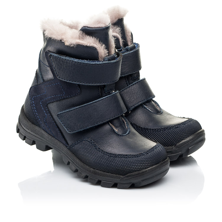

Зимние ботинки на меху Woopy Fashion 21 синий (7256)