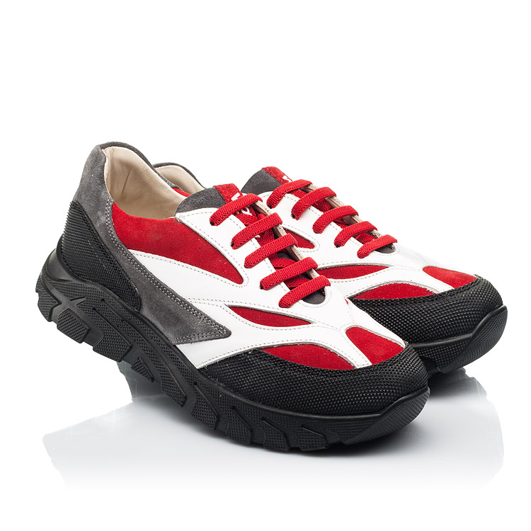 

Кроссовки Woopy Fashion 37 красный, белый (8021)