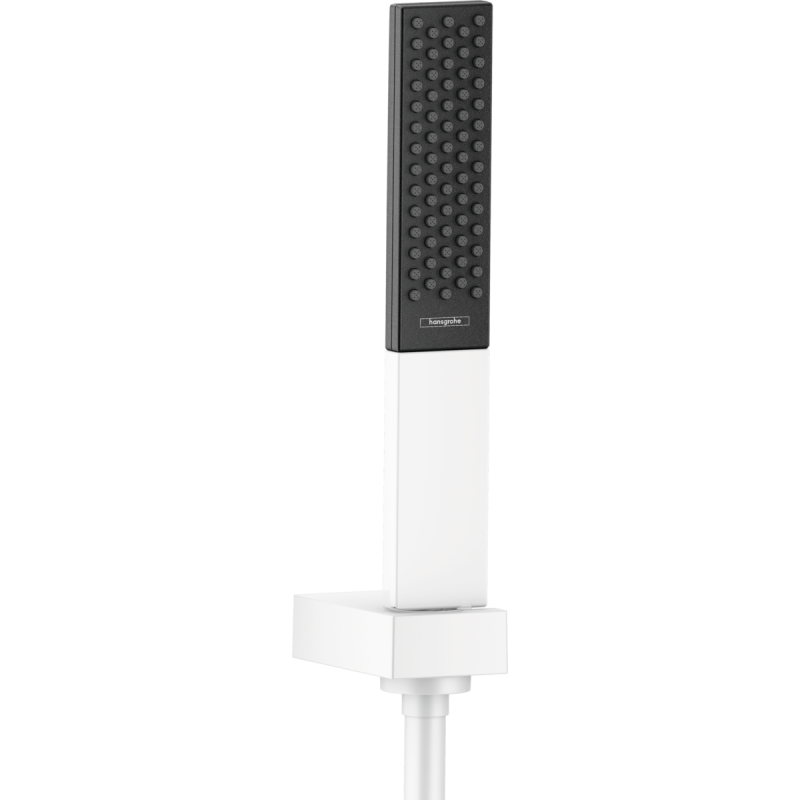 

Душевой набор 10см 1jet со шлангом 125см HANSGROHE Rainfinity 26857700 черно/белый матовый (68674)