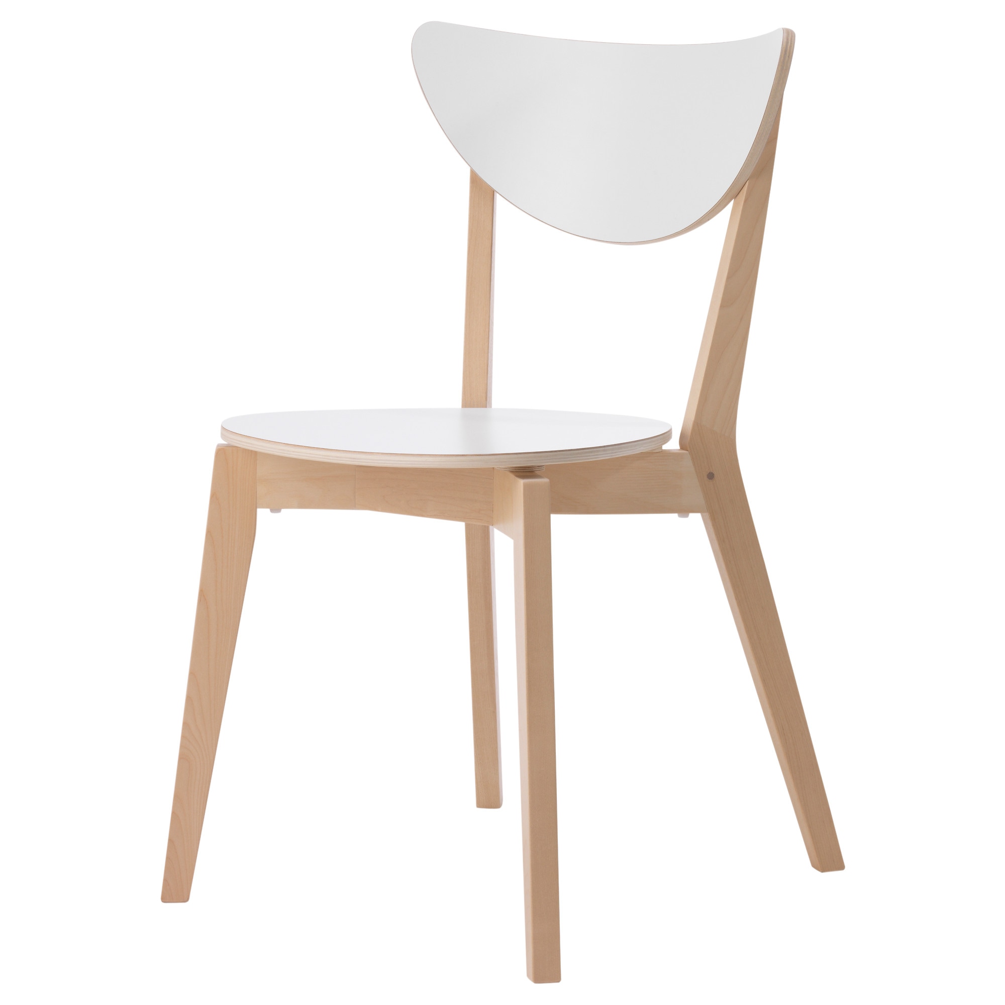 

Стул IKEA NORDMYRA белый, береза 603.513.11