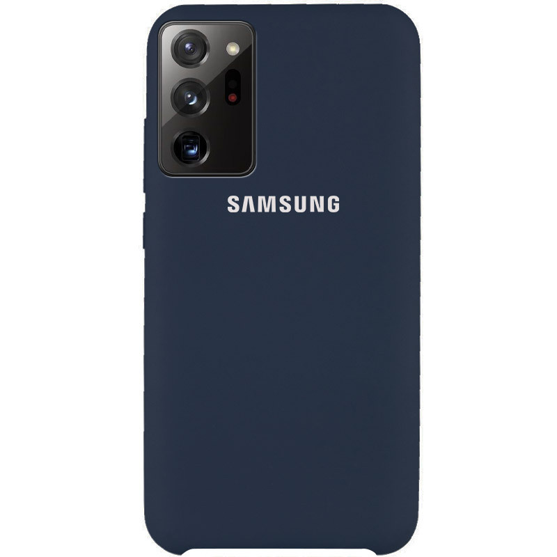 

Чехол Epik Silicone Cover (AAA) для Samsung Galaxy Note 20 Ultra Синий/Midnight blue