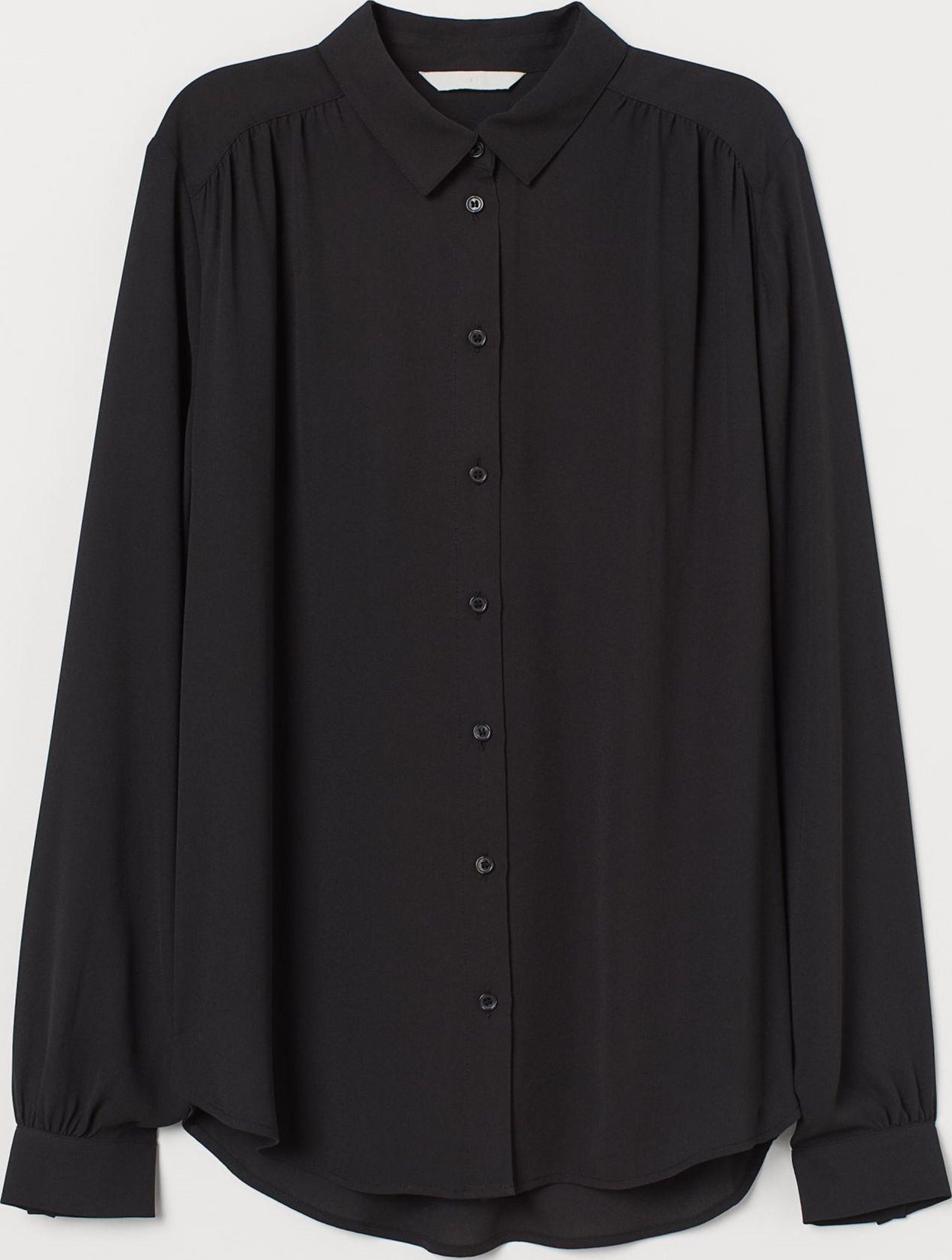 

Рубашка H&M 1102-8426051 S Черная