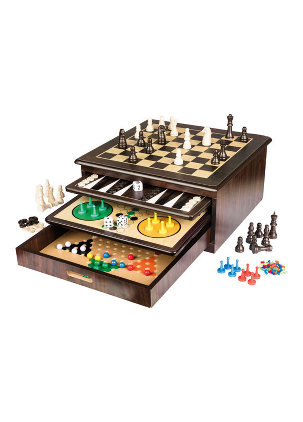 

Набор настольных игр Play Tive 10в1 разноцветный (H1-770284)
