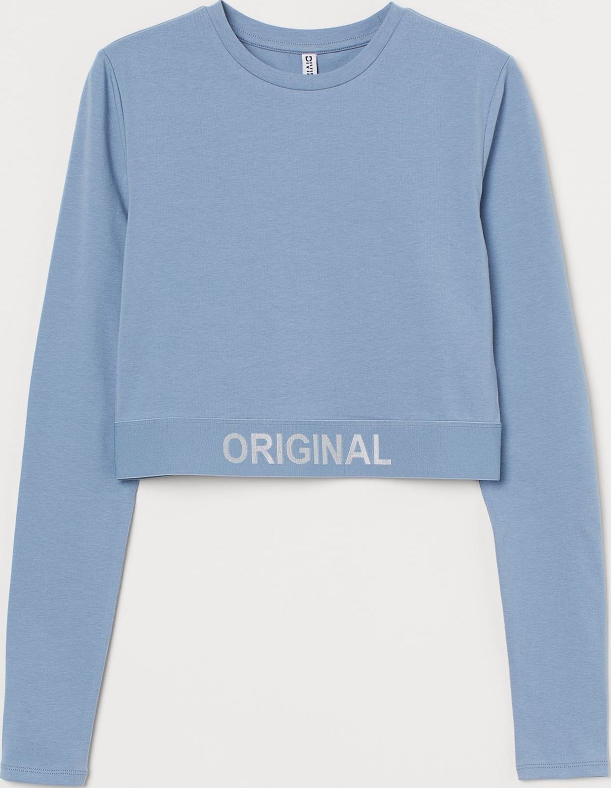 

Лонгслив H&M 1202-8934202 XL Голубой