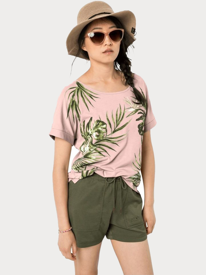 

Футболка Jack Wolfskin Tropical Leaf T W 1806372-2057, Футболка Jack Wolfskin Tropical Leaf T W 1806372-2057 S