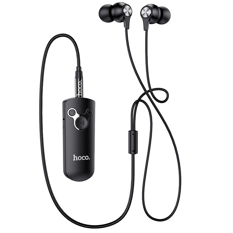 

Вакуумные наушники с беспроводным аудио ресивером Hoco E52 Bluetooth audio receiver with earphone Black