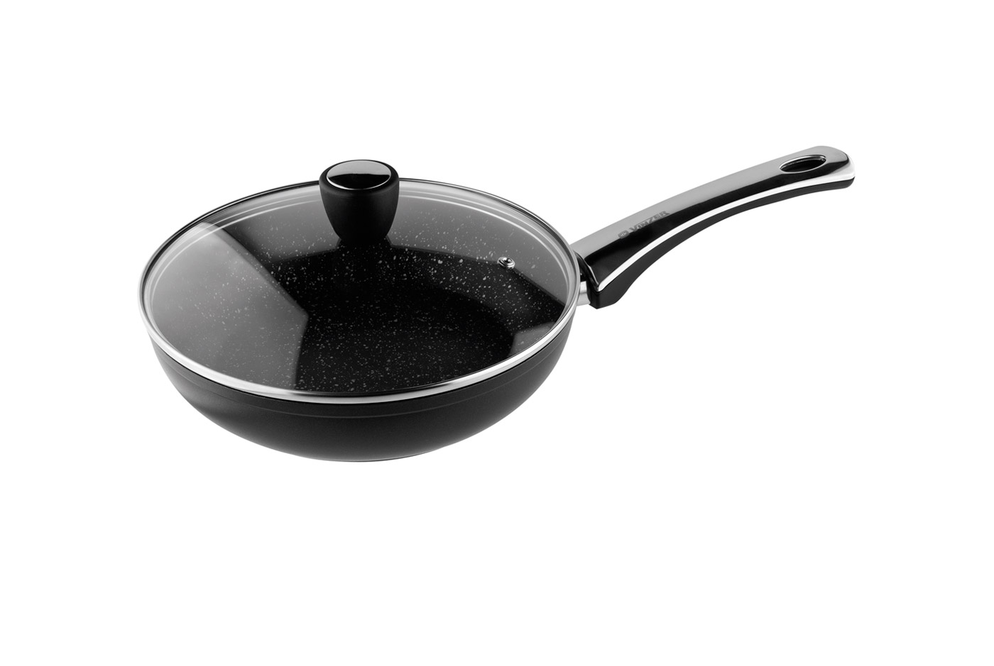 

Сковорода с крышкой Vinzer Granite Induction 26 см