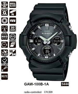 

Часы CASIO GAW-100B-1AER