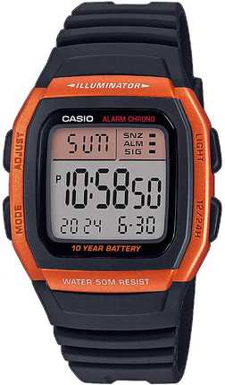 

Часы CASIO W-96H-4A2VEF