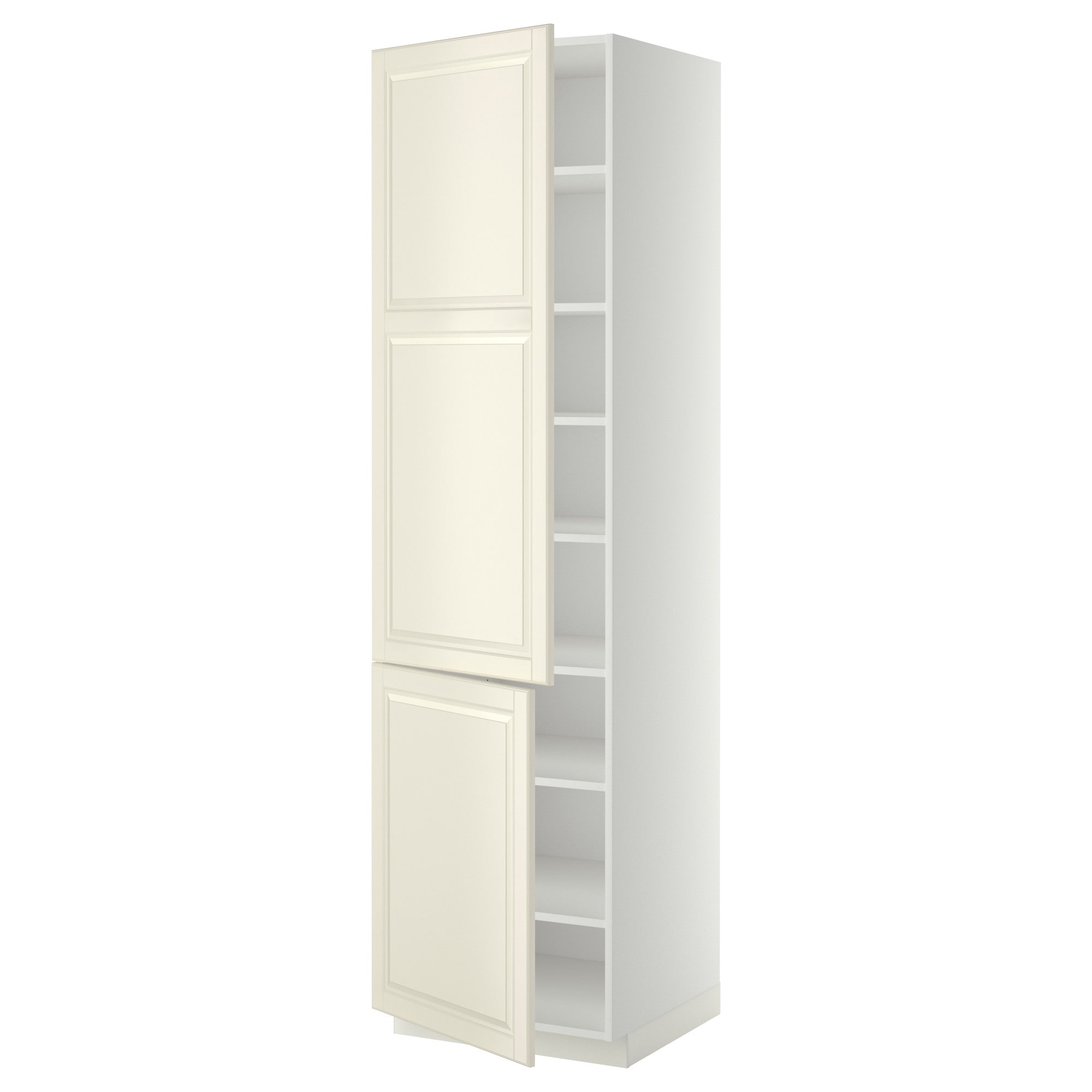 

Высокий шкаф с полками / 2 двери IKEA МЕТОД белый 393.726.74