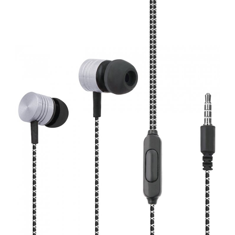 

Навушники Walker H320 з мікрофоном black-silver