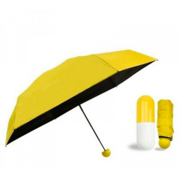

Мини Зонт в капсуле UNi Umbrella Yellow зонт женский