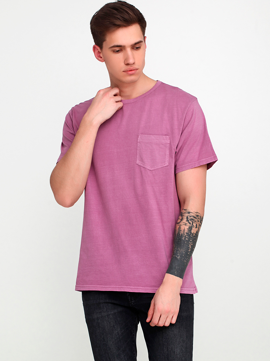 

Футболка H&M 5147926RP1  Сиреневая, Футболка H&M 5147926RP1 S Сиреневая