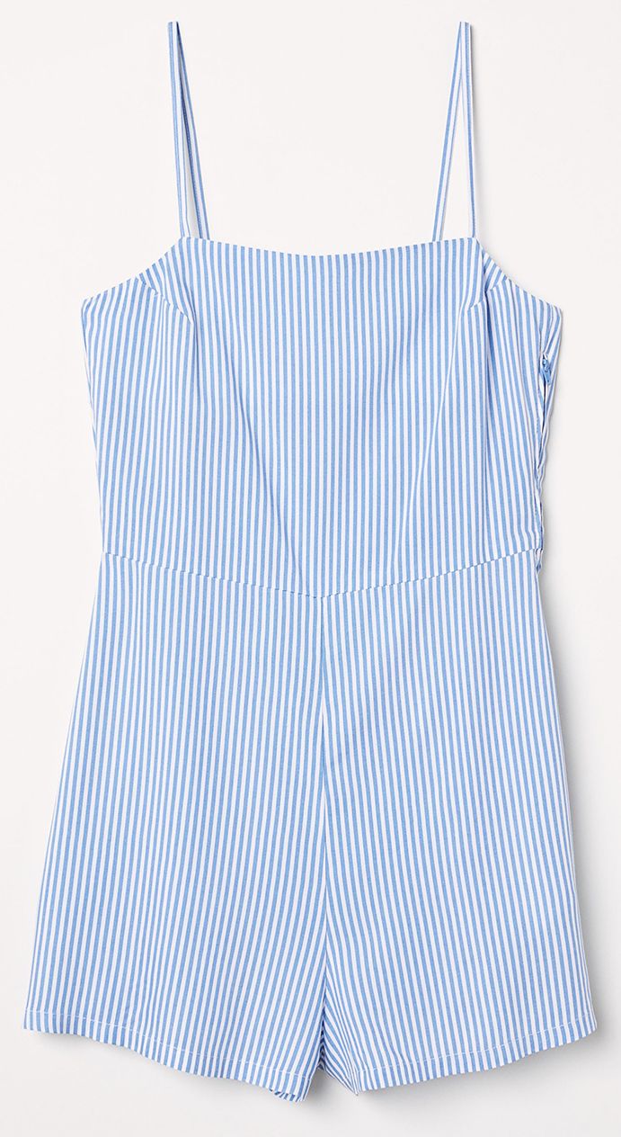 

Комбинезон H&M 0639751_полоска  Голубой с белым, Комбинезон H&M 0639751_полоска 34 Голубой с белым