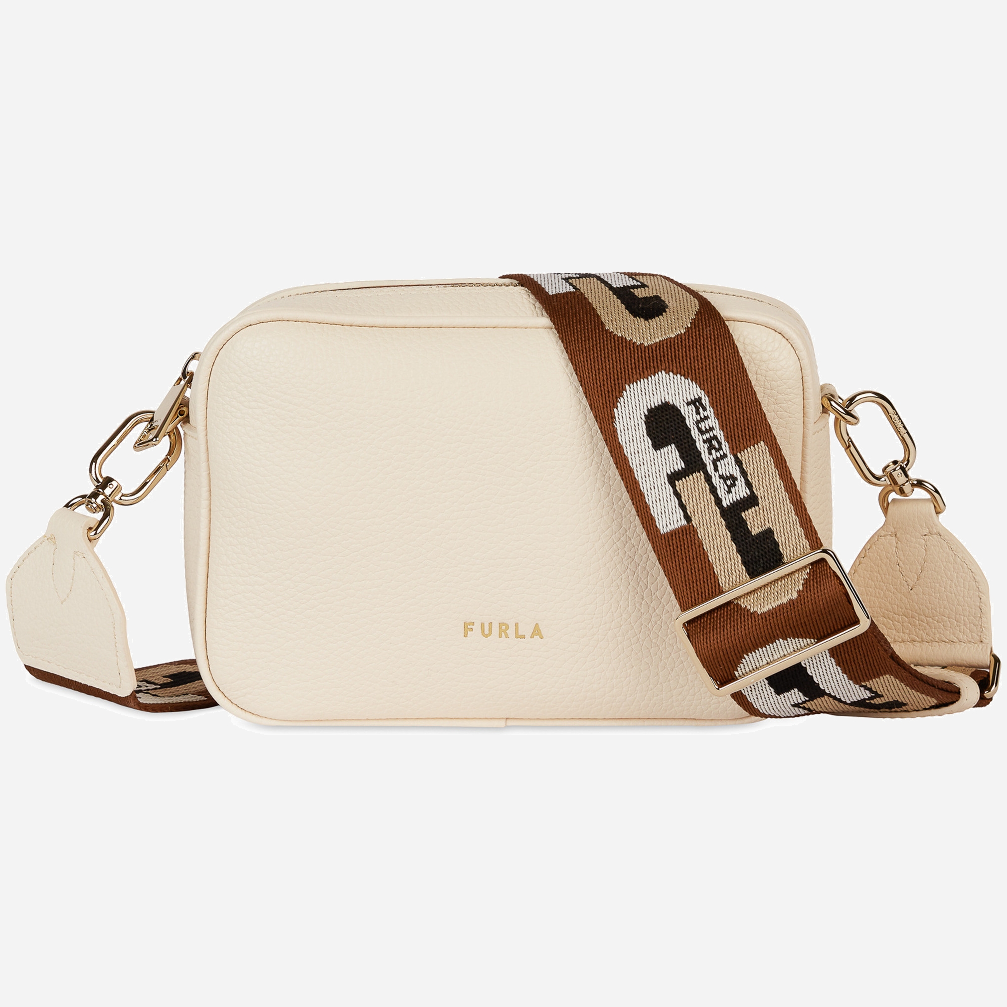 

Сумка женская кожаная Furla Real Mini Camera Case WB00243W64000PER00 Молочно-розовая