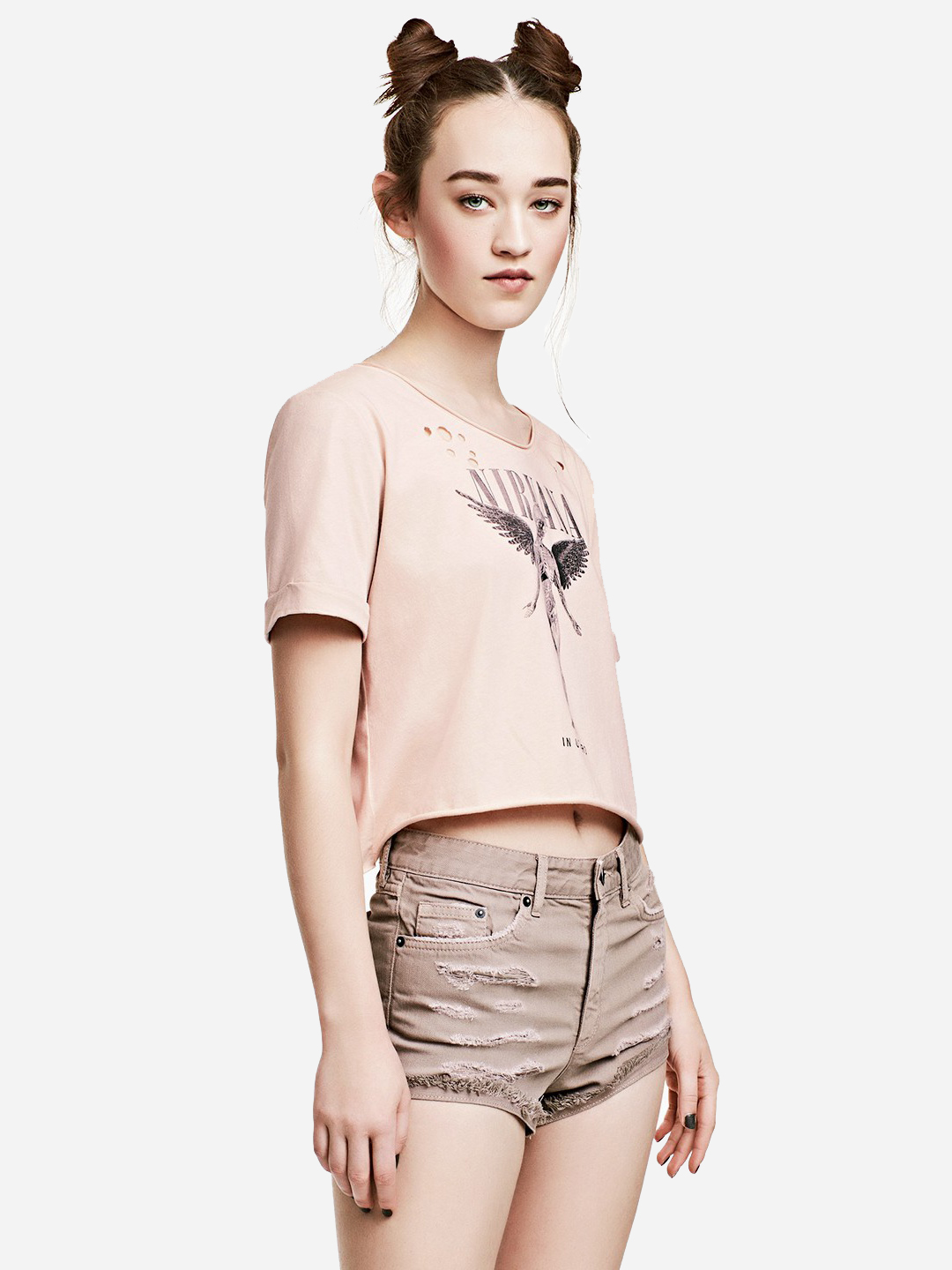 

Футболка H&M 0469827 S Бежевая