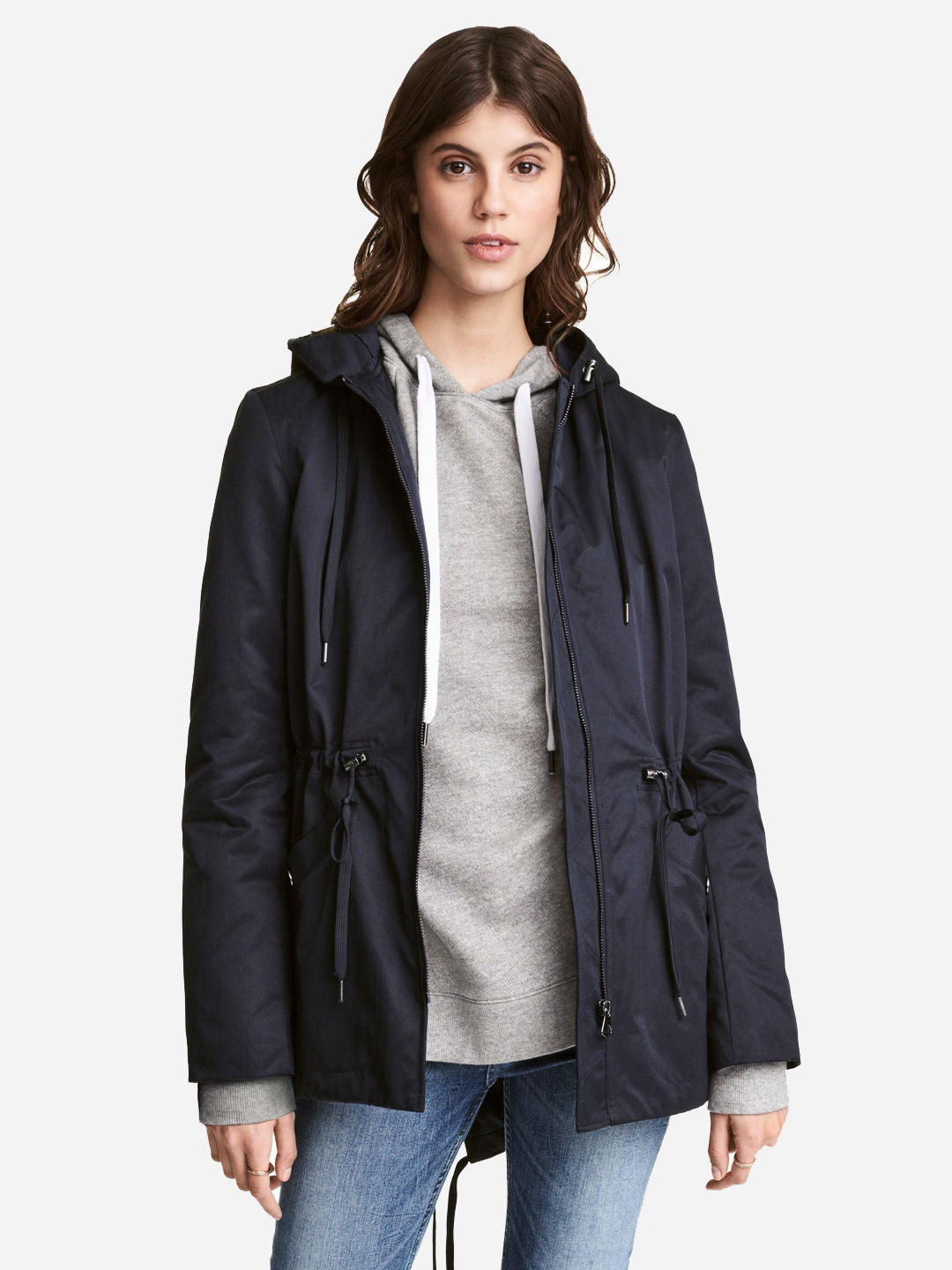 

Парка H&M 0459236 40 Темно-синяя