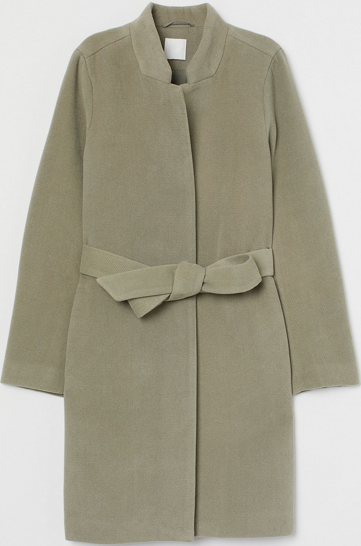 

Пальто H&M 0810005  Светло-зеленое, Пальто H&M 0810005 38 Светло-зеленое