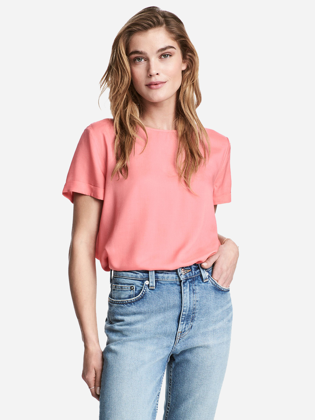 

Блузка H&M 0502921_01 36 Розовая