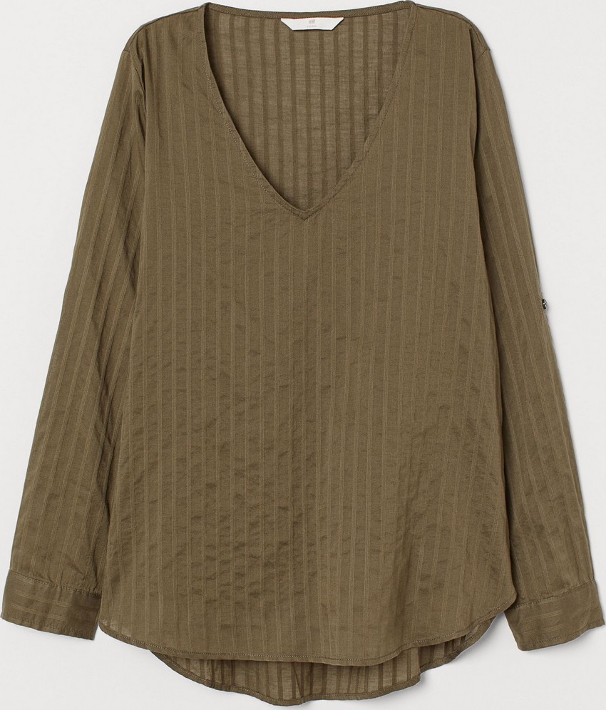 

Блузка H&M 0751591  Хаки, Блузка H&M 0751591 32 Хаки