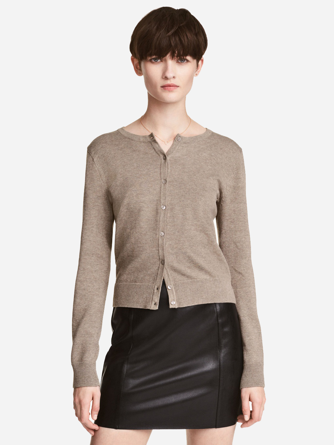 

Кардиган H&M 0396371 S Коричневый