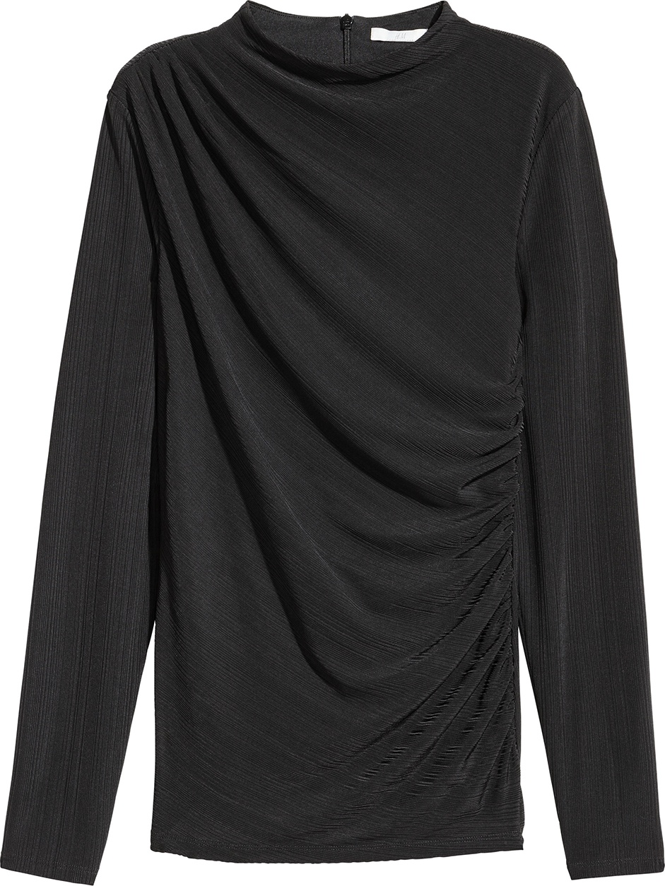 

Блузка H&M 0594626_01  Черная, Блузка H&M 0594626_01 XS Черная