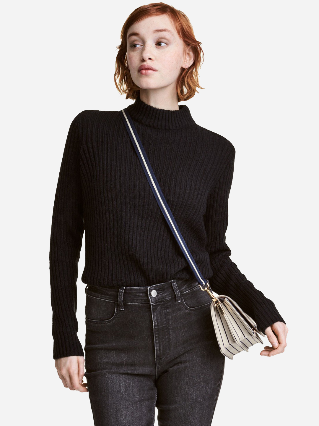 

Свитер H&M 0405442_01 XS Черный