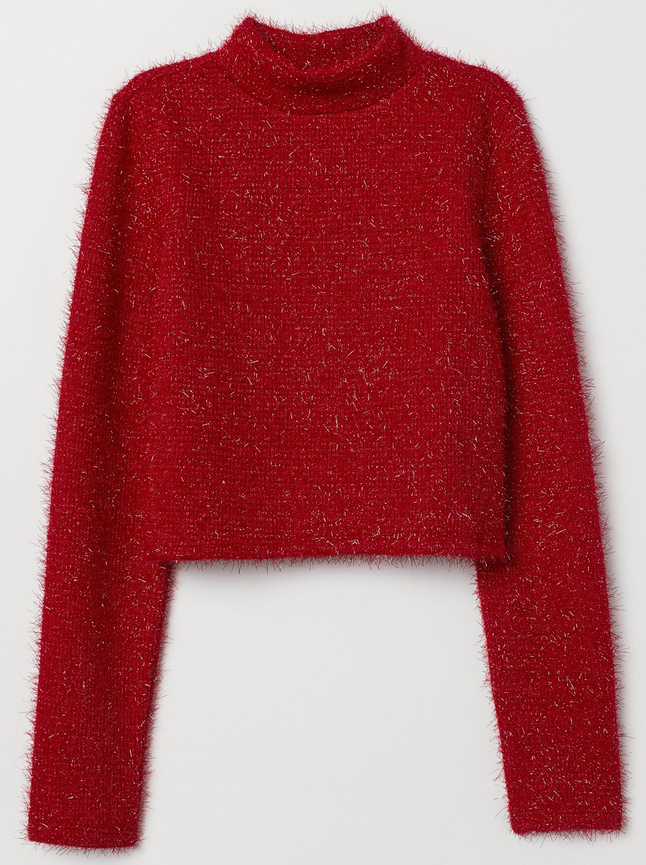 

Свитер H&M 0701729 S Красный